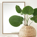 Зеркало прямоугольное в фактурной золотой раме Reflective Fabric варинант исполнения - 5 | Loft Concept в Санкт-петербурге