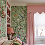 Обои ручная роспись Belvoir Pistachio варинант исполнения - 3 | Loft Concept в Санкт-петербурге