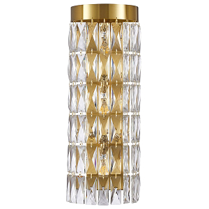 Бра с плафоном из прозрачного хрусталя LUNET