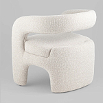 Кресло дизайнерское для лаунж зоны жемчужного цвета Pearl Lounge варинант исполнения - 6 | Loft Concept в Санкт-петербурге