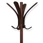 Вешалка коричневая с 4-мя крючками из пластика Curves Hangers варинант исполнения - 3 | Loft Concept в Санкт-петербурге