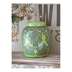 Банка с крышкой Porcelain Malachite Jar варинант исполнения - 3 | Loft Concept в Санкт-петербурге