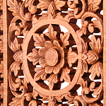 Панно из дерева квадратное Panel With Trees варинант исполнения - 2 | Loft Concept в Санкт-петербурге