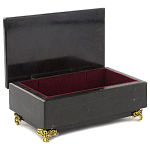 Шкатулка из натурального камня змеевик чёрного цвета Stone Casket варинант исполнения - 4 | Loft Concept в Санкт-петербурге