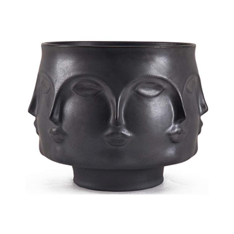 Ваза Jonathan Adler DORA MAAR BOWL black Черный в Санкт-петербурге | Loft Concept 