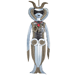 Кукла из джинсовой одежды и армейских палаток Rusalka Jeans&Tents варинант исполнения - 1 | Loft Concept в Санкт-петербурге