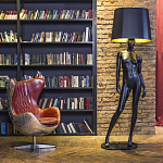 Лампа MANNEQUIN LAMP с абажуром изгибы тела варинант исполнения - 3 | Loft Concept в Санкт-петербурге