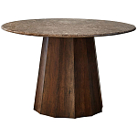 Круглый обеденный стол с мраморной столешницей Veras Marble Dining Table варинант исполнения - 1 | Loft Concept в Санкт-петербурге