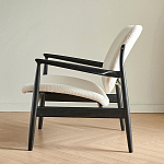 Кресло с каркасом и ножками из древесины и мягкими сиденьем и спинкой Venice варинант исполнения - 4 | Loft Concept в Санкт-петербурге