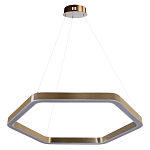 Люстра подвесная светодиодная в форме шестиугольника Диаметр 80 см Hexagon Horizontal варинант исполнения - 1 | Loft Concept в Санкт-петербурге