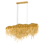 Люстра подвесная с металлическими дугами и длинными цепочками 115 см Atlantis Chain варинант исполнения - 2 | Loft Concept в Санкт-петербурге