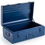 Металлический сундук Metal Dark Blue варинант исполнения - 3 | Loft Concept в Санкт-петербурге