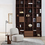 Приставной столик из массива дерева Walnut варинант исполнения - 7 | Loft Concept в Санкт-петербурге