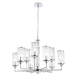 Люстра с 9-ю цилиндрическими стеклянными плафонами Jeanette варинант исполнения - 8 | Loft Concept в Санкт-петербурге