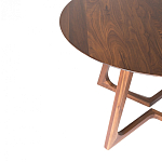 Обеденный стол круглый с изогнутыми ножками Godenza Round V Table варинант исполнения - 2 | Loft Concept в Санкт-петербурге