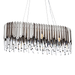 Большая многоярусная люстра Iroh Future Хром варинант исполнения - 1 | Loft Concept в Санкт-петербурге