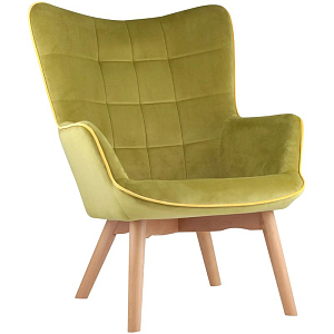 Кресло Cordelia горчичный велюр