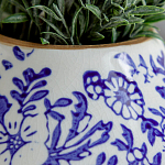 Ваза с синим цветочным узором Blue & White Ornament  варинант исполнения - 1 | Loft Concept в Санкт-петербурге