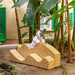 Дизайнерский модульный диван волнистой формы с цветным принтом Poltronova Superonda Sofa варинант исполнения - 22 | Loft Concept в Санкт-петербурге