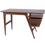 Письменный стол прямоугольный с 2-мя ящиками и полкой Idenontal варинант исполнения - 5 | Loft Concept в Санкт-петербурге