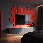 Гипсовая 3D Панель M-47 варинант исполнения - 1 | Loft Concept в Санкт-петербурге