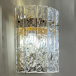 Бра с вертикальными рельефными стеклянными вставками Textured Glass варинант исполнения - 2 | Loft Concept в Санкт-петербурге