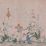 Обои ручная роспись Cecily pink варинант исполнения - 2 | Loft Concept в Санкт-петербурге