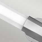 Бра для ванных комнат горизонтальное с длинным белым матовым плафоном в форме шестиугольника на круглом основании Hinkley варинант исполнения - 14 | Loft Concept в Санкт-петербурге