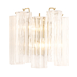 Бра с вертикальными стеклянными подвесками Hexagon Tube Light варинант исполнения - 3 | Loft Concept в Санкт-петербурге