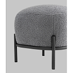 Пуф Стоун букле Fluffy темно-серый варинант исполнения - 2 | Loft Concept в Санкт-петербурге