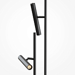 Напольный торшер светодионый черный Lumen Duo варинант исполнения - 2 | Loft Concept в Санкт-петербурге