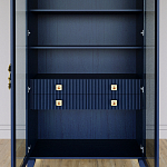 Дизайнерский шкаф витрина Elsa Dreams Blue с 4-мя ящиками варинант исполнения - 6 | Loft Concept в Санкт-петербурге