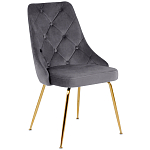Стул в серой велюровой обивке Ward Grey Velour Chair варинант исполнения - 1 | Loft Concept в Санкт-петербурге