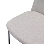 Стул мягкий светло-серый Chair Gray Runners варинант исполнения - 6 | Loft Concept в Санкт-петербурге