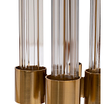 Торшер металлический со стеклянным основанием Intersection варинант исполнения - 2 | Loft Concept в Санкт-петербурге