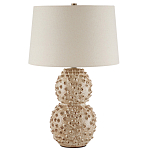 Настольная лампа с декоративными элементами в виде ракушек Frosting варинант исполнения - 3 | Loft Concept в Санкт-петербурге