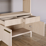 Стеллаж Primo с ящиками Светлый дуб  варинант исполнения - 6 | Loft Concept в Санкт-петербурге