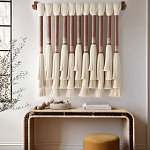 Плетеное настенное украшение с кистями Caballo Wall Hanging варинант исполнения - 1 | Loft Concept в Санкт-петербурге