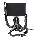 Дизайнерская Настольная лампа Черный Осьминог варинант исполнения - 1 | Loft Concept в Санкт-петербурге