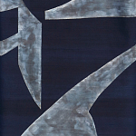 Обои ручная роспись в стиле Арт-деко Symphony Colourway SC-104 on Kyanite silk dupion варинант исполнения - 1 | Loft Concept в Санкт-петербурге