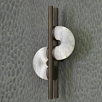 Бра  с фигурным мраморным рассеивателем Spiral of Warm Light варинант исполнения - 2 | Loft Concept в Санкт-петербурге