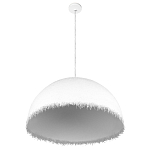 Подвесной светильник в форме купола белого цвета с ажурной бахромой Tactile Line варинант исполнения - 4 | Loft Concept в Санкт-петербурге