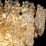 Люстра многоярусная с объемными прозрачными цветами Hanging Flowers варинант исполнения - 5 | Loft Concept в Санкт-петербурге