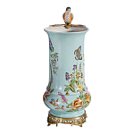 Ваза с птичкой из фарфора с бронзовыми элементами Garden of Eden варинант исполнения - 4 | Loft Concept в Санкт-петербурге