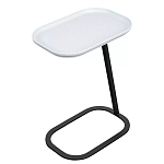 Столик приставной с прямоугольной серой столешницей Steel Stable Table варинант исполнения - 2 | Loft Concept в Санкт-петербурге