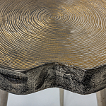 Металлический столик со столешницей в виде слеба Slabby варинант исполнения - 4 | Loft Concept в Санкт-петербурге