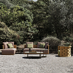 Дизайнерское уличное кресло из массива дерева с плетеной спинкой PALINFRASCA Armchair варинант исполнения - 3 | Loft Concept в Санкт-петербурге