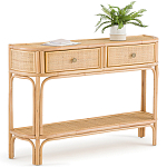 Консоль из плетеного ротанга с ящиками Armelle Rattan Console варинант исполнения - 2 | Loft Concept в Санкт-петербурге