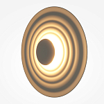 Бра круглое Soft Halo бежевый варинант исполнения - 3 | Loft Concept в Санкт-петербурге