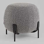 Пуф Флик ткань букле тёмно-серый варинант исполнения - 1 | Loft Concept в Санкт-петербурге